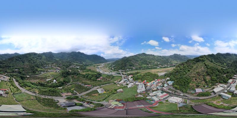 學員用空拍機拍攝的照片。