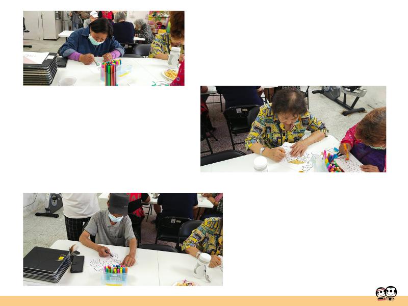 學員們參與繪本著色