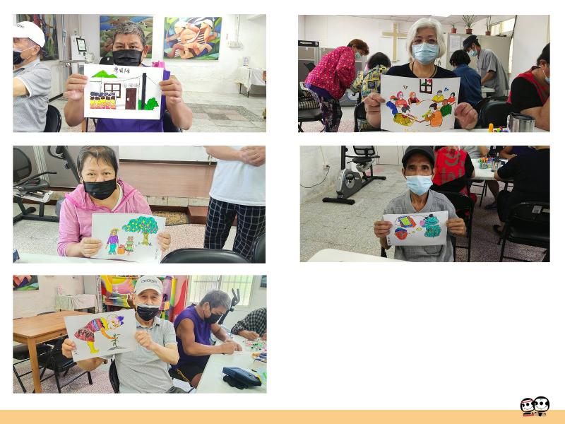 學員們參與繪本著色2