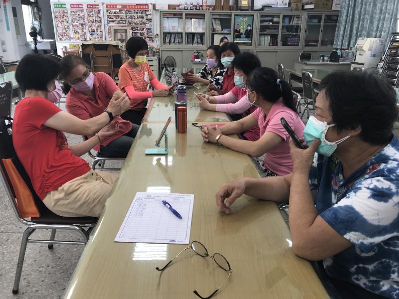 學員們認真討論要你真購買商品