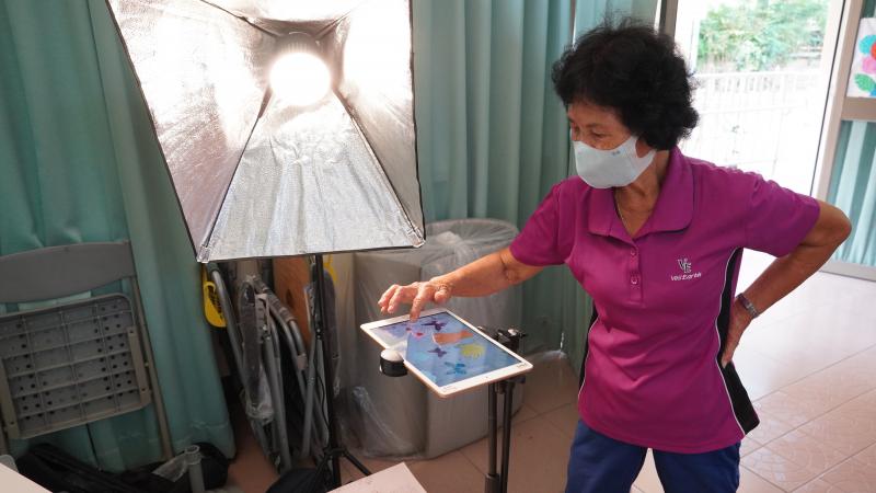 學員用平板拍攝定格動畫-1