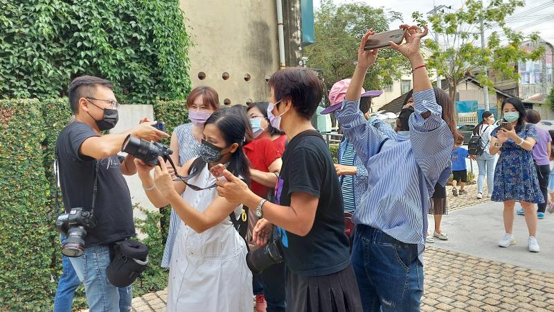 到穀倉園區做取影拍攝的地點