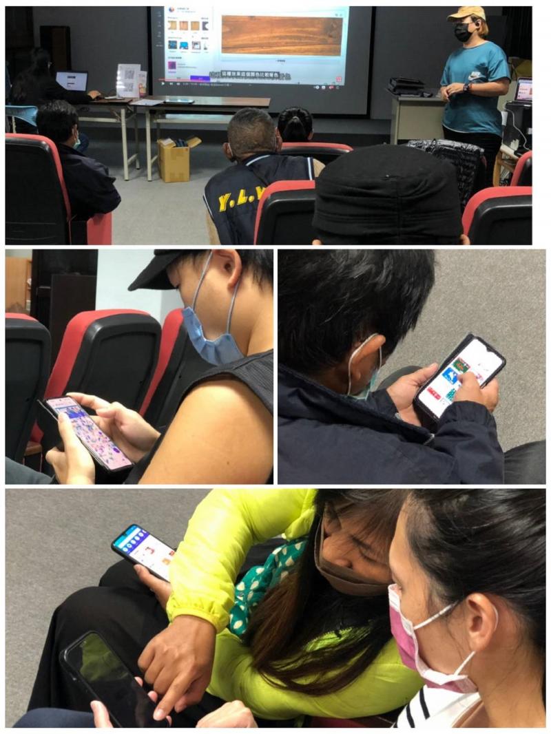 學員設計自己喜歡的卡片風格