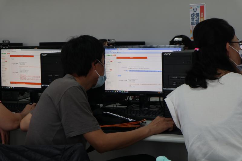 學員實際操作練習