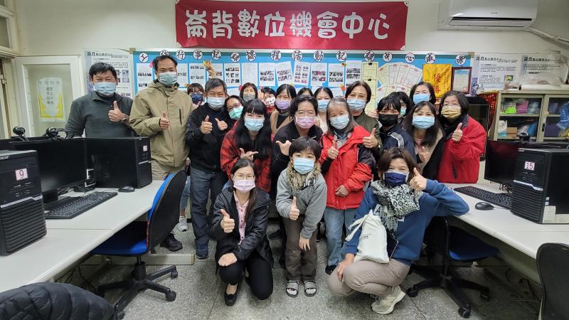 參與學員課後合影。