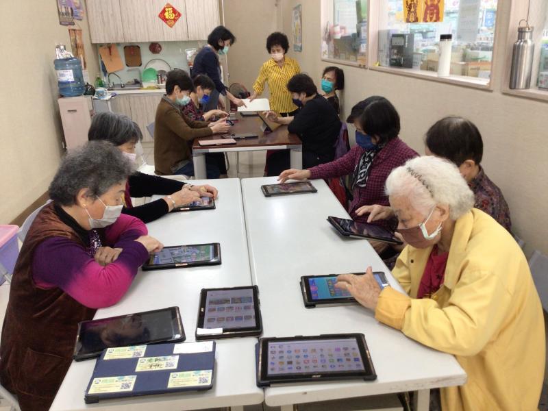 課程進行學員上課學習操作畫面