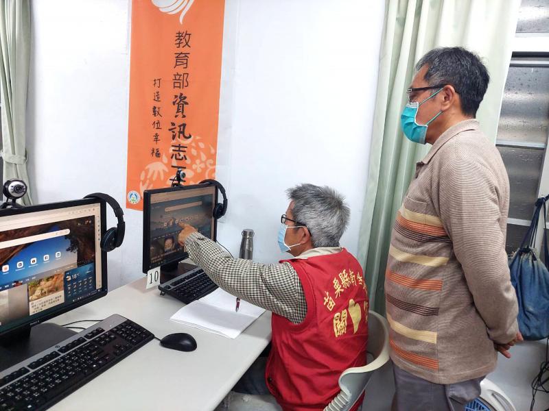 課餘時間學員發問