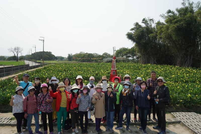 外埔黃色海芋田進行攝影實際拍攝練習
