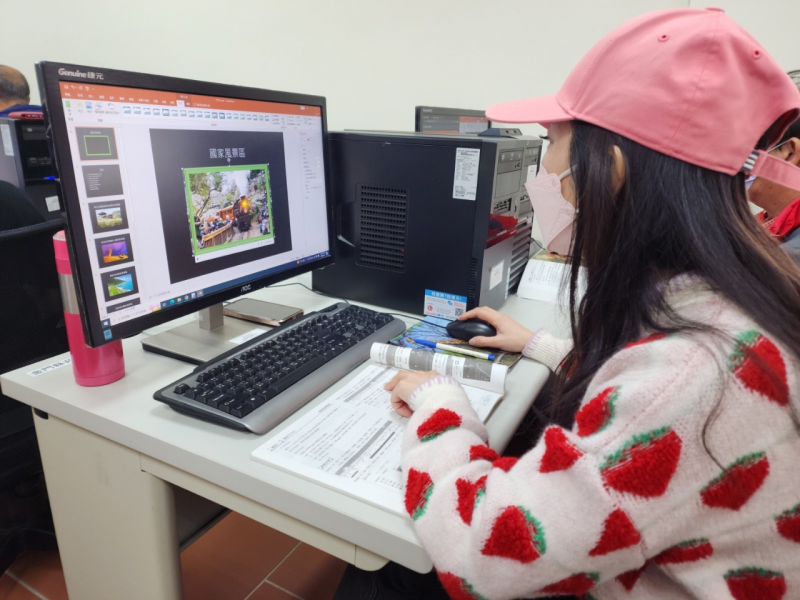 學員能夠自行使用PowerPoint