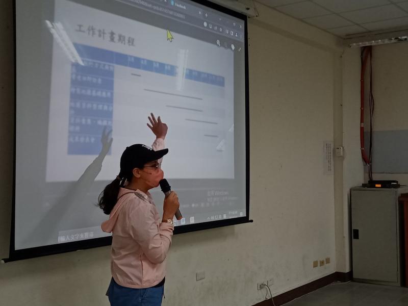 學員分享自己練習編列的預算表