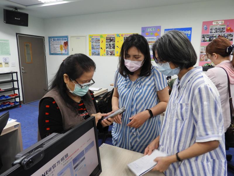 講師教學員實際操作