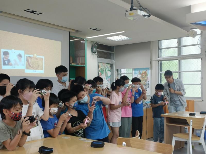 學員學習拍攝中