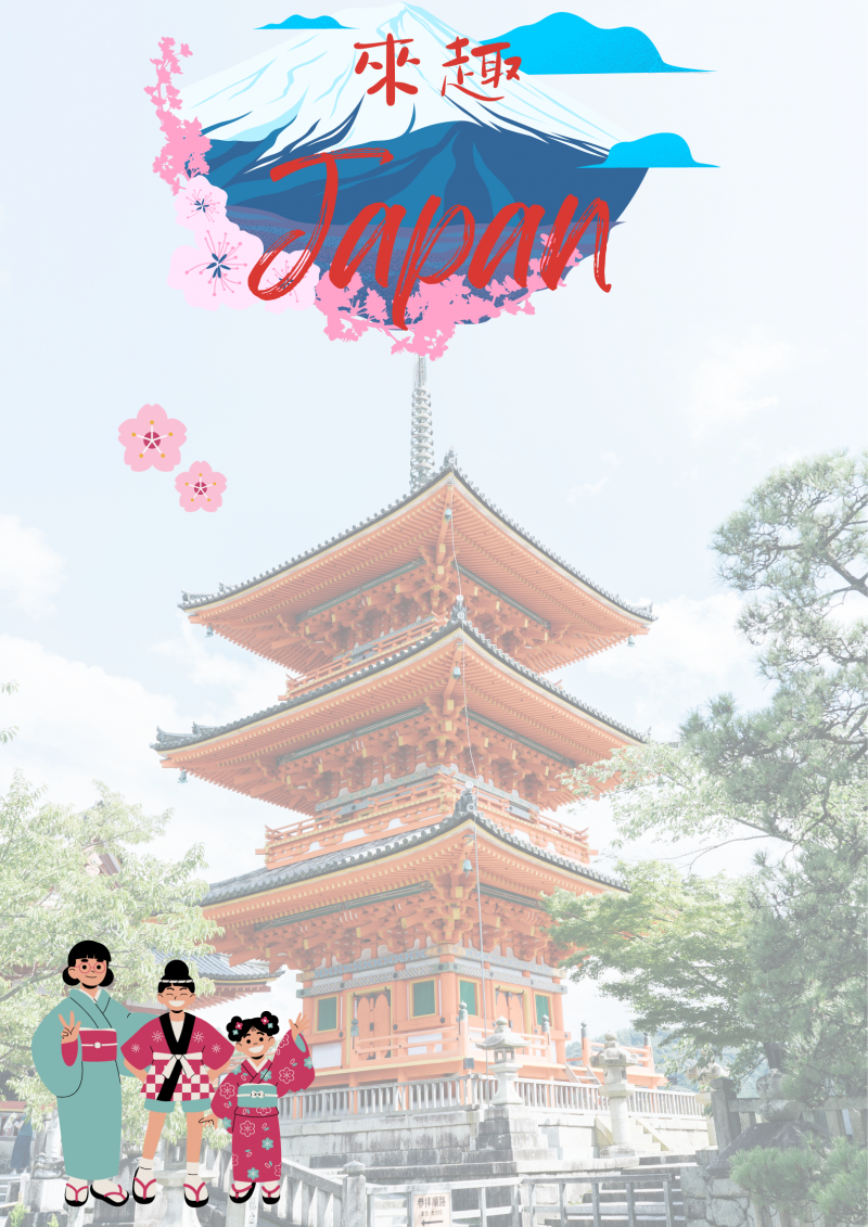 來趣JAPAN-林明月學員海報作品。