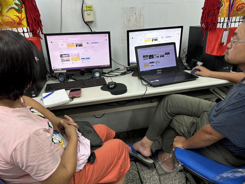 學員互相交流觀摩彼此的社群行銷平台