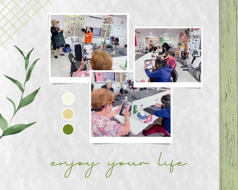 學員練習拍攝素材