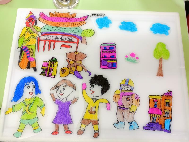 手繪逐格動畫拍攝素材1