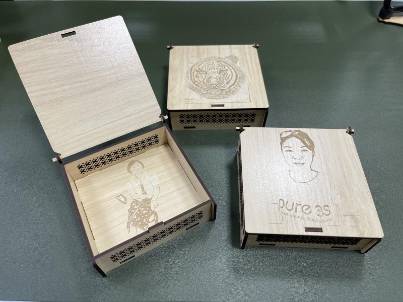 學員製作的小型置物盒1