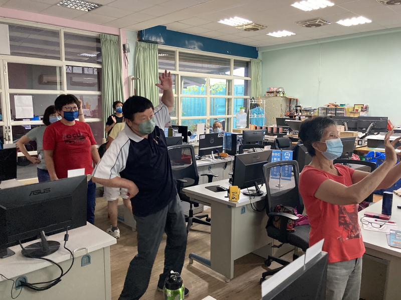 開心的上課過程