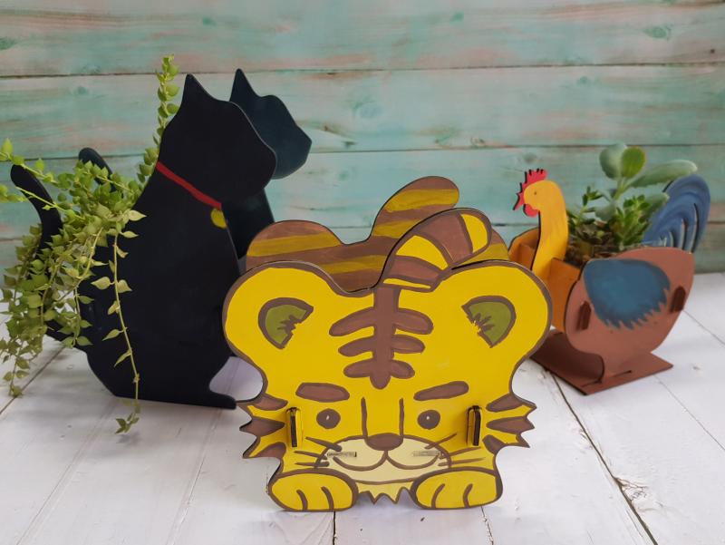 3D雷雕作品加點裝飾，放在家中也很療育