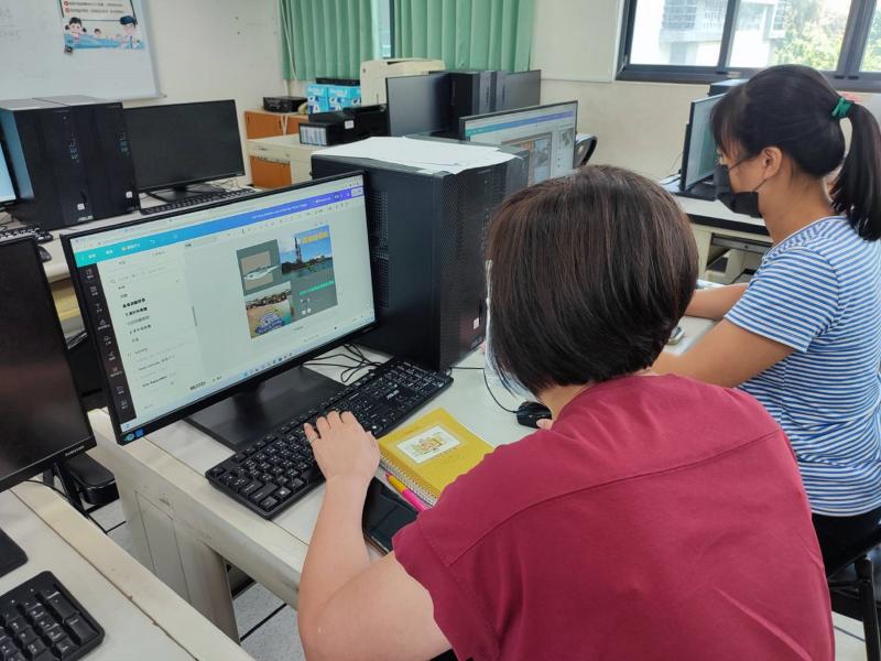 最後一堂課學員也紛紛學以致用,報名DOC圖文創意大賽,行銷茄萣的美