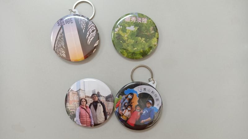 旅行照片製作胸章