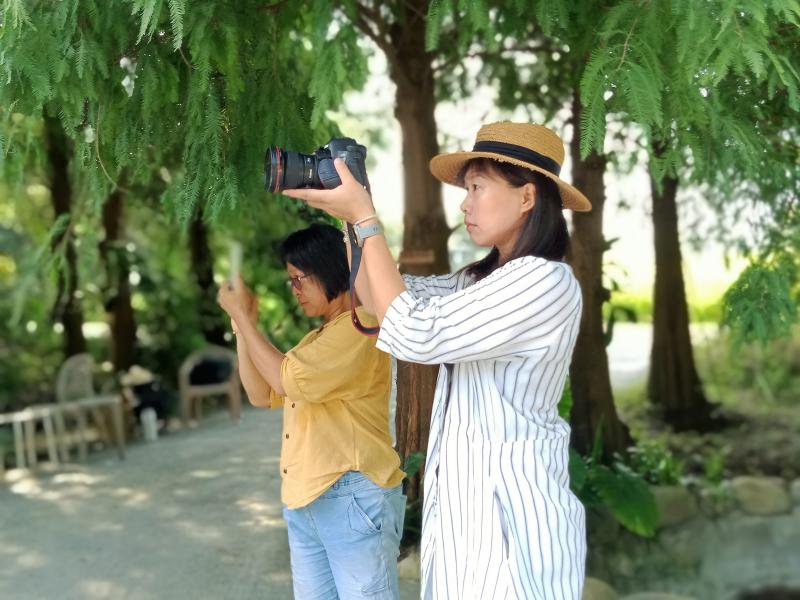 學員正在練習如何拍攝