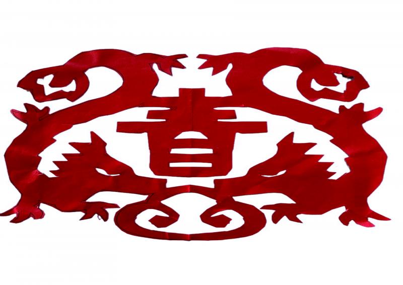 列印裁剪成新年圖片創意作品呈現作品展示4