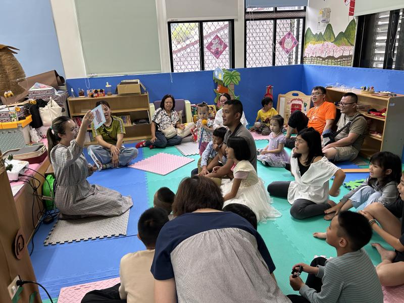 講師實施人才培力的教學模組進行教學