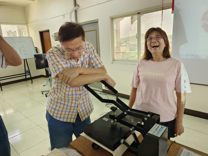 學習熱轉印技術樂開懷