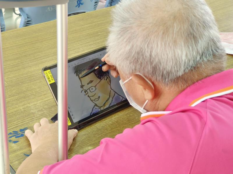 用平板電腦畫出美麗的圖畫