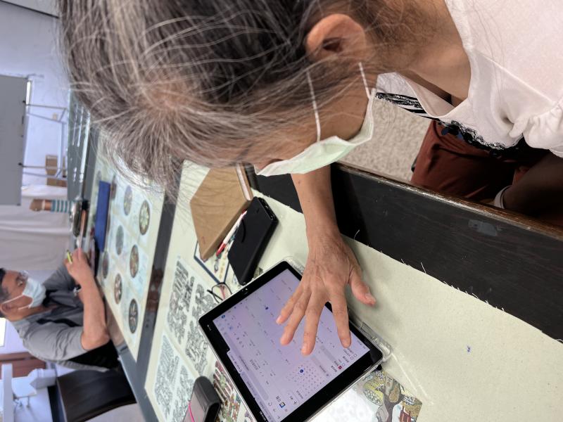 圖為學員實際操作GOOGLE行事曆功能