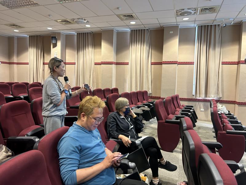 學員分享自己設計的教學模組