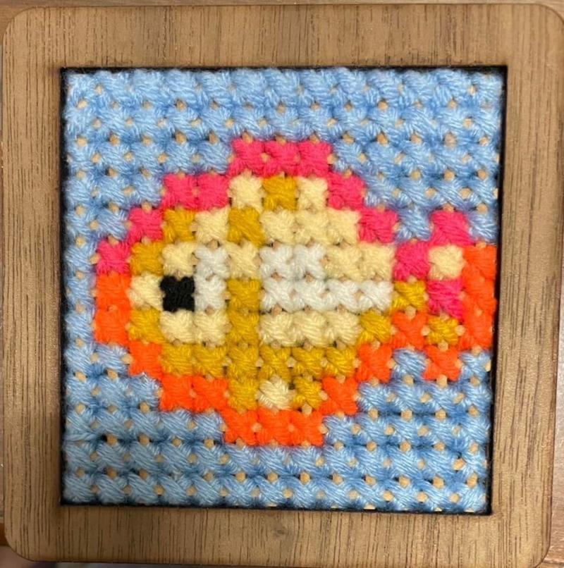 作品:海裡的小魚