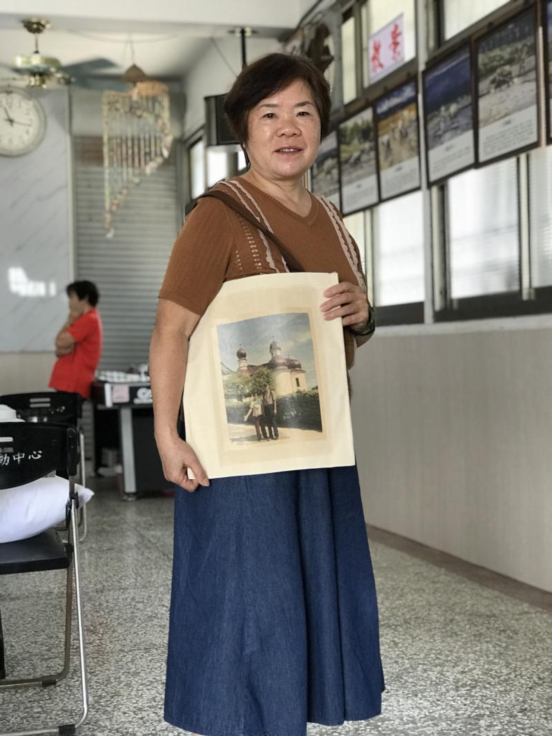 學員自製熱轉印帆布袋