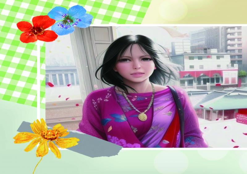 學員AI繪圖與美編結合產出作品