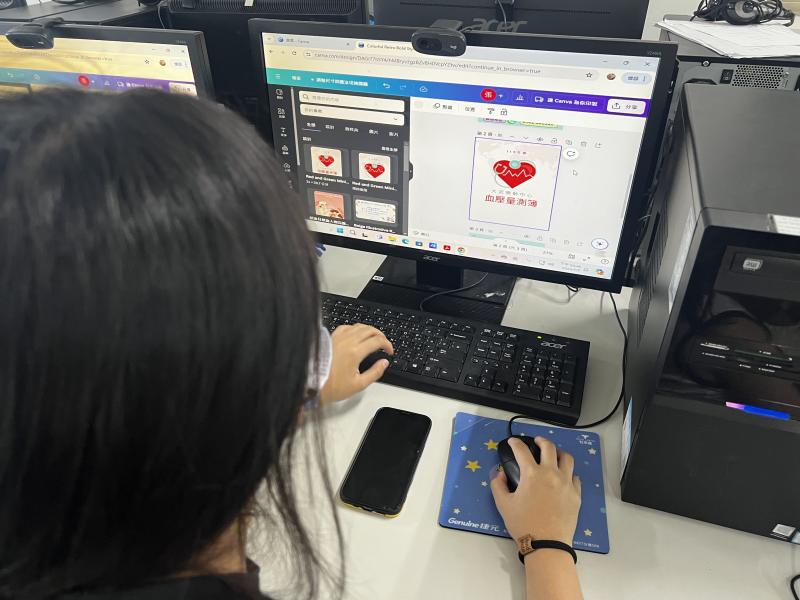 學員實作設計海報