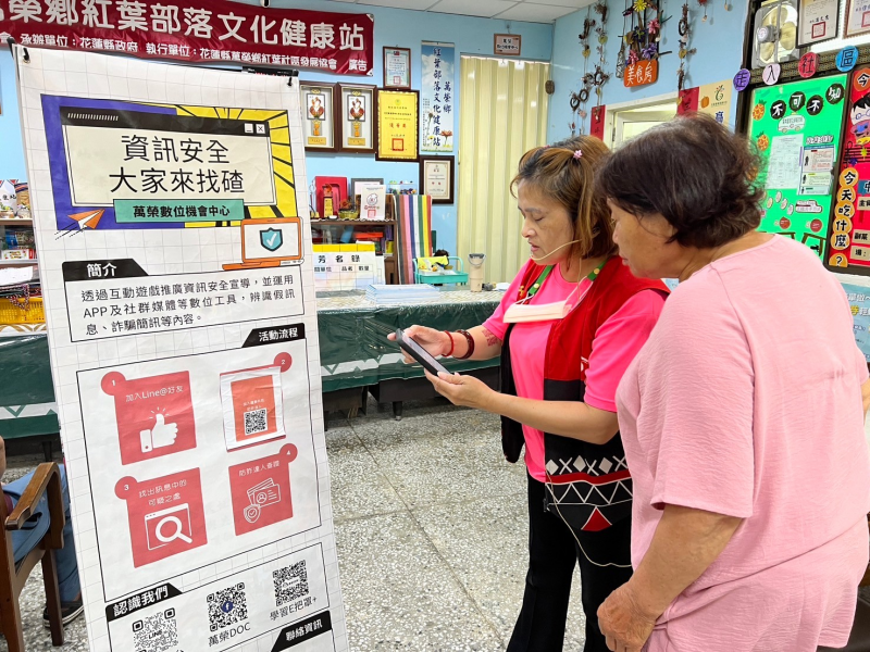 講師協助學員體驗