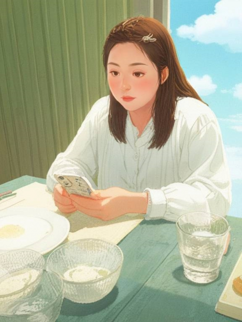 學員完成了精緻的韓漫風格的AI繪圖