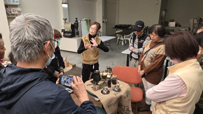 小型露營咖啡席