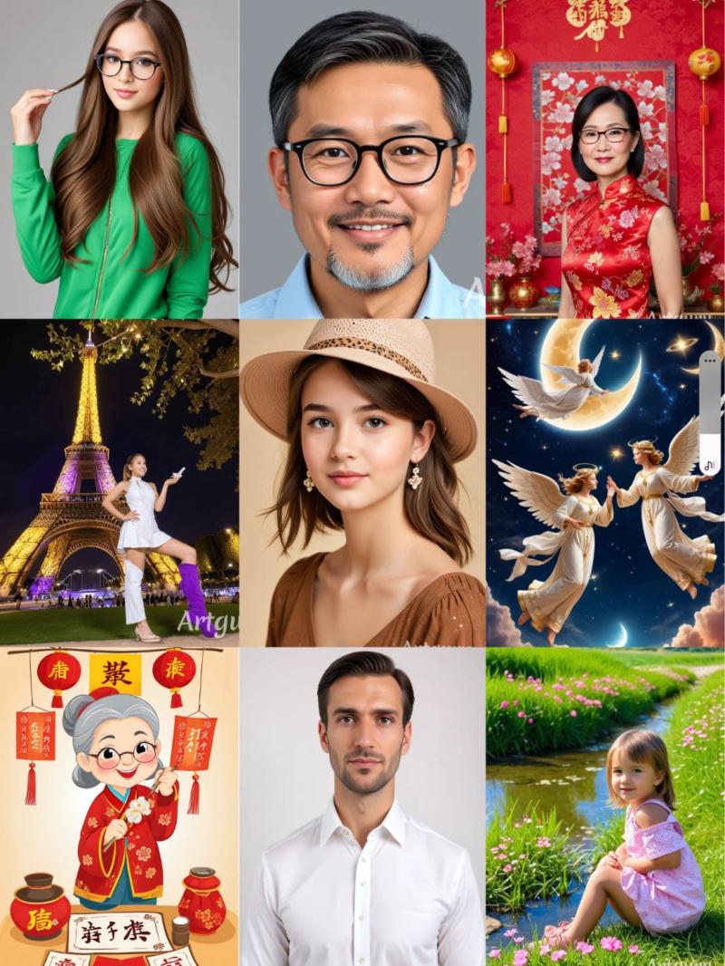 學員們上課的ai作品產出。