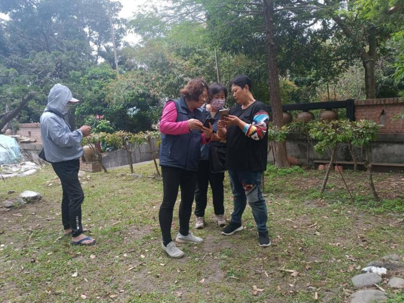 課程戶外採點照