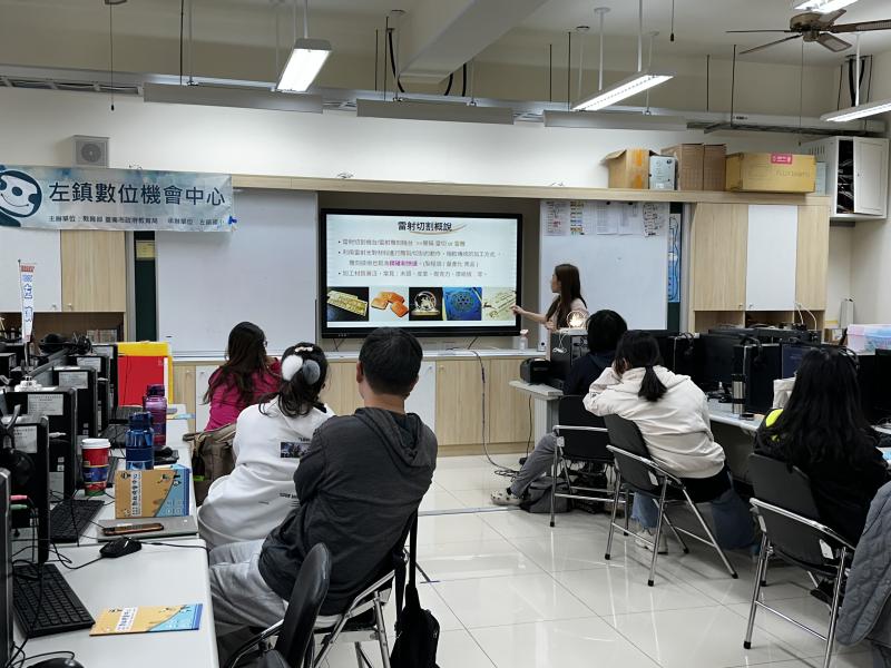 讓學員們了解雷雕機的運作的原理及概念