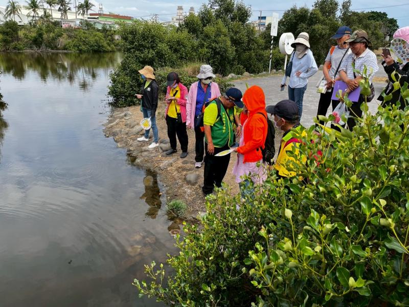 利用課程走讀更了解林園濕地公園的地方特色-1。