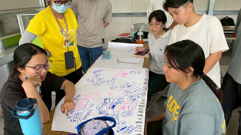 學員們實際操作並體驗創作遊戲的樂趣，也學習到如何用數位工具提升學習互動。