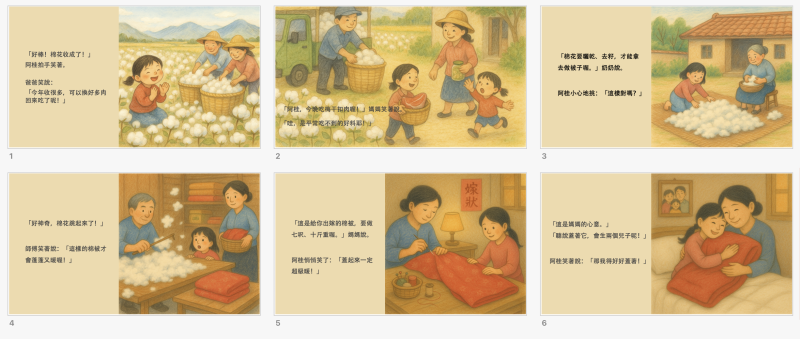 故事二阿桂的棉被