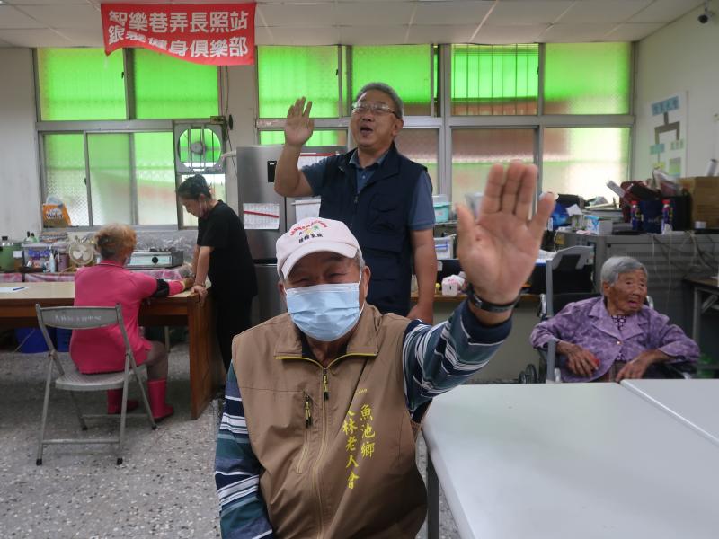 大林廖站長親力參與，關心學員學習狀況