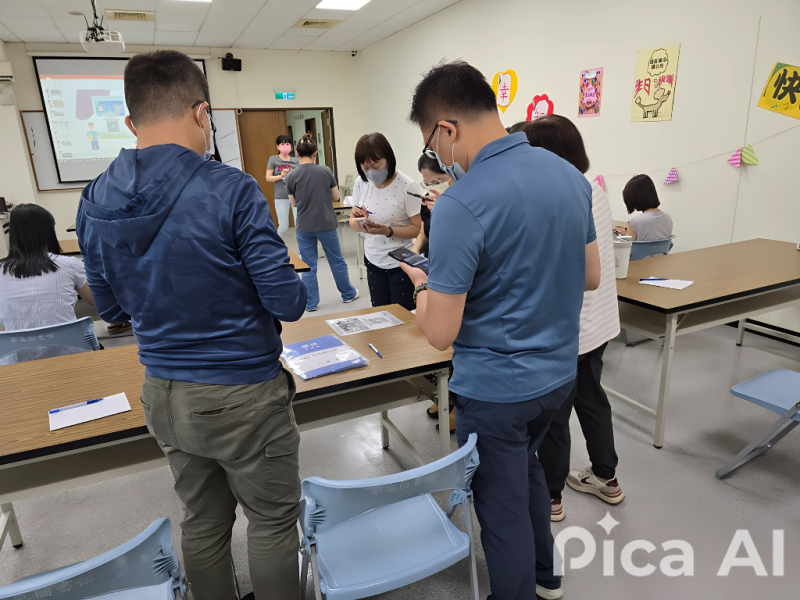 讓學員體驗VR360實境影片，以及360度環景相機的基本介紹