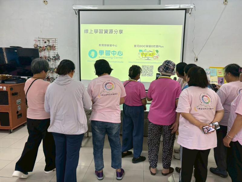 學員學習I櫃檯宣導和實際操作