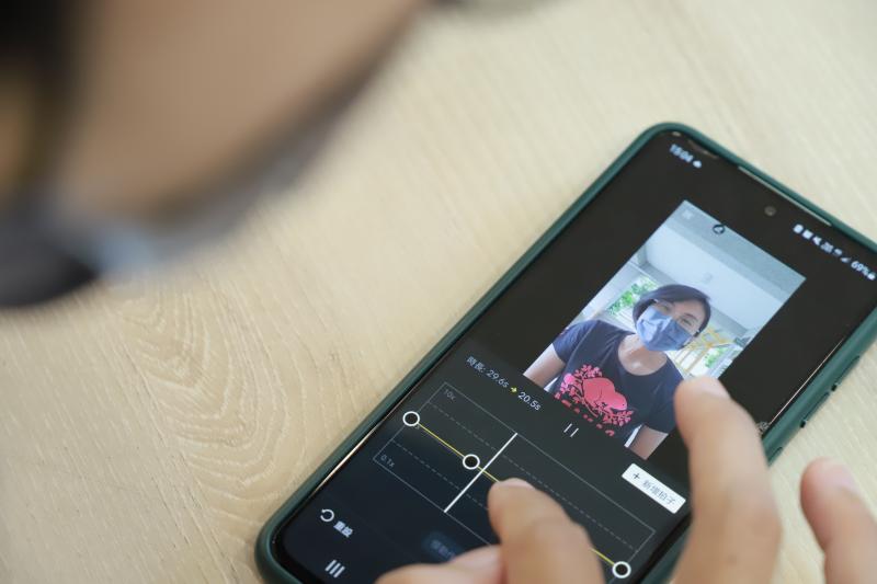 學員實際操作剪輯軟體-1