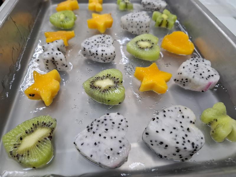 繽紛的水果果凍